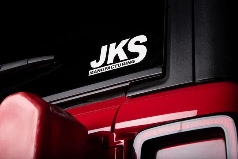 JKS Manufacturing 2.5x5 Diecut Decal - White JKS11540 JKS11540 Photo - Primary