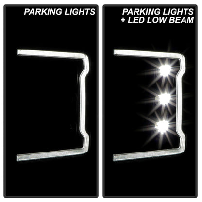 Spyder Ford F-250/F-350/F450 17-18 Full LED Headlights Chrome PRO-YD-FS17HALAP-SEQ-BK 5087430 5087430 Photo - Unmounted