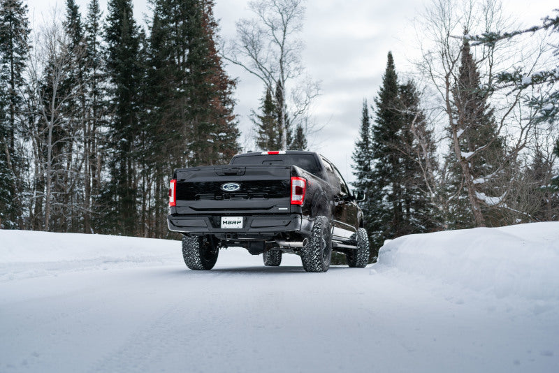 MBRP 21-   Ford F150 2.7/3.5/ 5.0L Cat Back Exhaust MBRS5209AL S5209AL Photo - lifestyle view