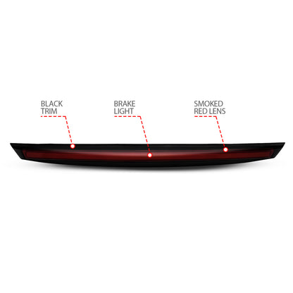 ANZO 2007-2014 Chevrolet Suburban 1500 LED 3rd Brake Light Black Housing Smoke Lens w/ Spoiler 1pc 531109 531109 Photo - Unmounted