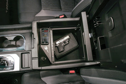 Tuffy Products Tuffy Console Safe W/ Keyed Lock For Toyota Tundra W/ Flow Thru Console 323-01 323-01 Photo - Mounted