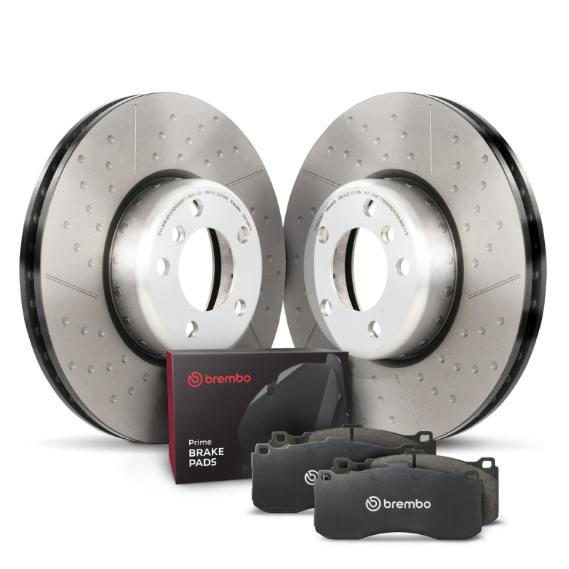 Brembo OE 12-15 BMW 335i/14-16 335i GT xDrive/13-15 335i xDrive/16-18 340i Front Disc Brake Kit KT04472 KT04472 Photo - Primary
