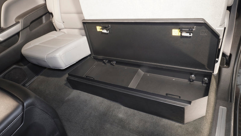 Tuffy Products Tuffy Underseat Lockbox 2/3 Length W/ Keyed Lock For Chevrolet Silverado & Gmc Sierra 340-01 340-01 Photo - Mounted