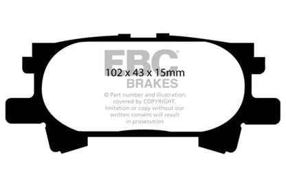 EBC Disc Brake Pad Set DP61682 Photo - Primary