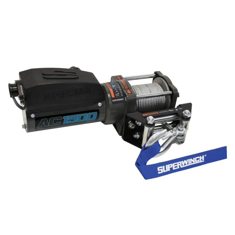 Superwinch 1500lb Winch 1.1HP 120V 1/8in x 35ft Wire Rope SUP1715001 1715001 Photo - out of package