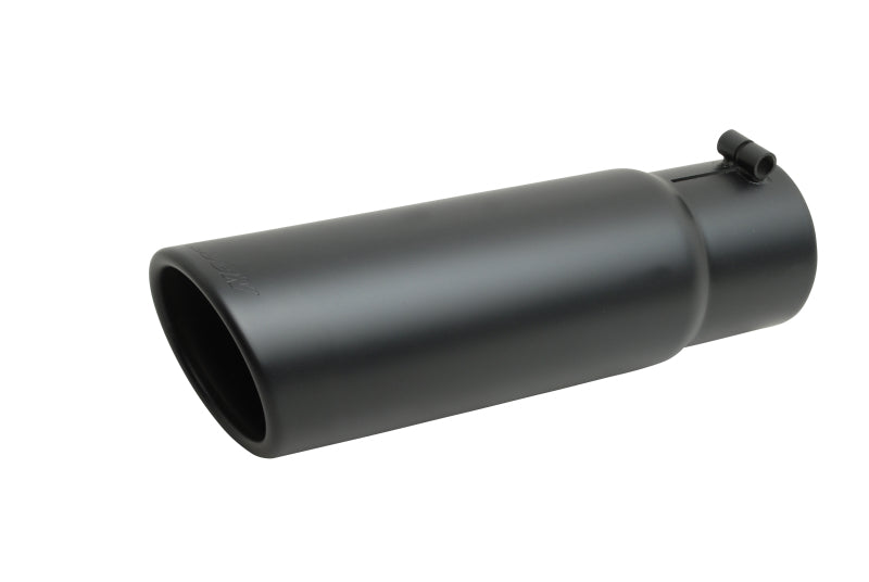 Gibson Black Ceramic Rolled Edg e Angle Exhaust Tip GIB500641-B 500641-B Photo - Primary