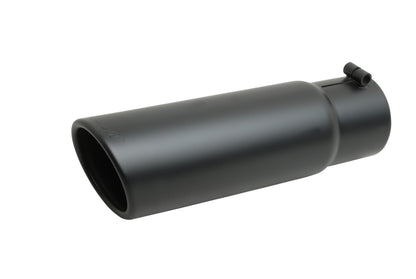 Gibson Black Ceramic Rolled Edg e Angle Exhaust Tip GIB500641-B 500641-B Photo - Primary