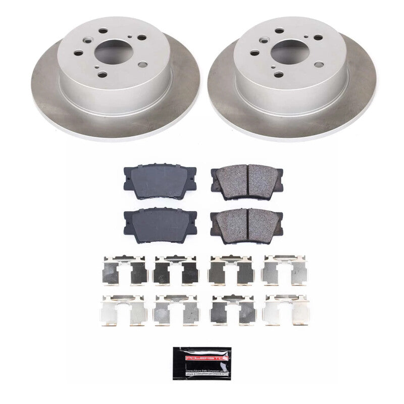 PowerStop Power Stop 12-17 Toyota Camry Rear Semi-Coated Rotor Kit SC6520 SC6520 Photo - Primary