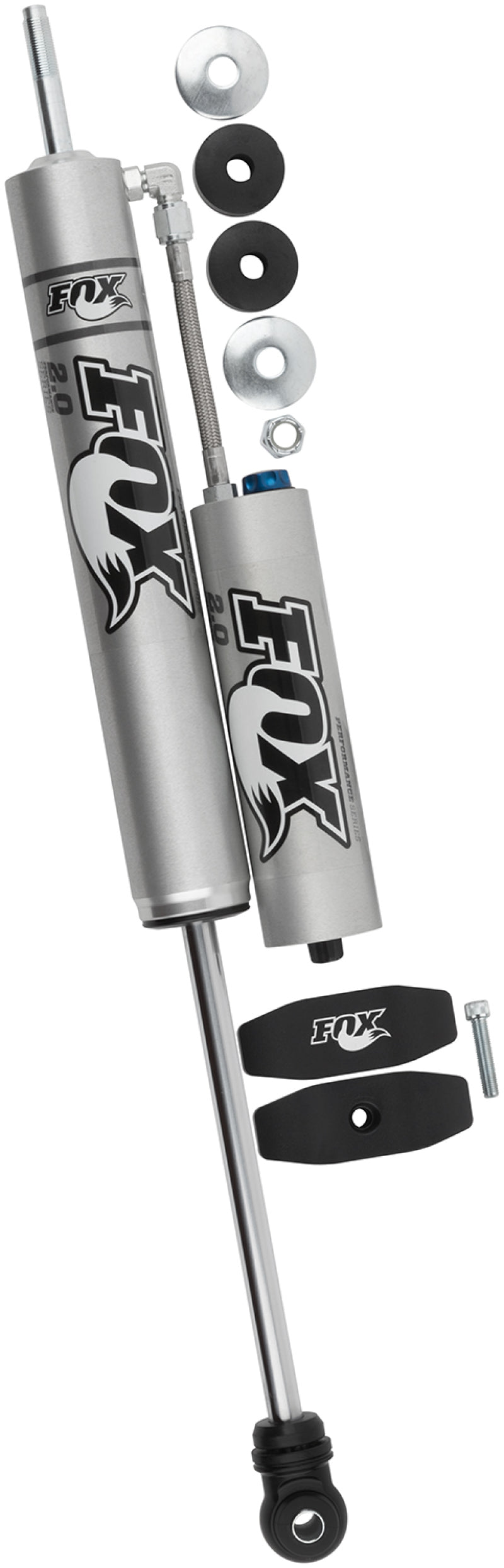 FOX 07+ Jeep JK 2.0 Factory Series 9.6in. Smooth Body R/R Front Shock w/CD Adj. / 1.5-3.5in. Lift 985-26-015 985-26-015 Photo - out of package