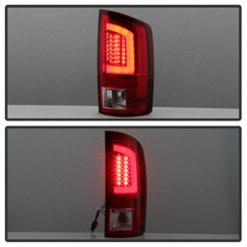 Spyder 03-06 Dodge Ram 2500/3500 V3 Light Bar LED Tail Light - Red Clear (ALT-YD-DRAM02V3-LBLED-RC) 5084132 5084132 Photo - Unmounted