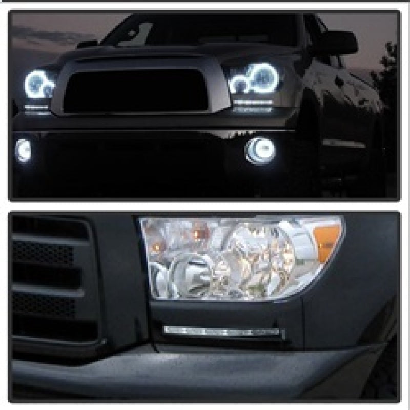 Spyder Toyota Tundra 07-13 Daytime LED Running Lights (XSP-X Model Look)wo/swtch Blk FL-DRL-TTU07-BK 5077714 5077714 Photo - Mounted