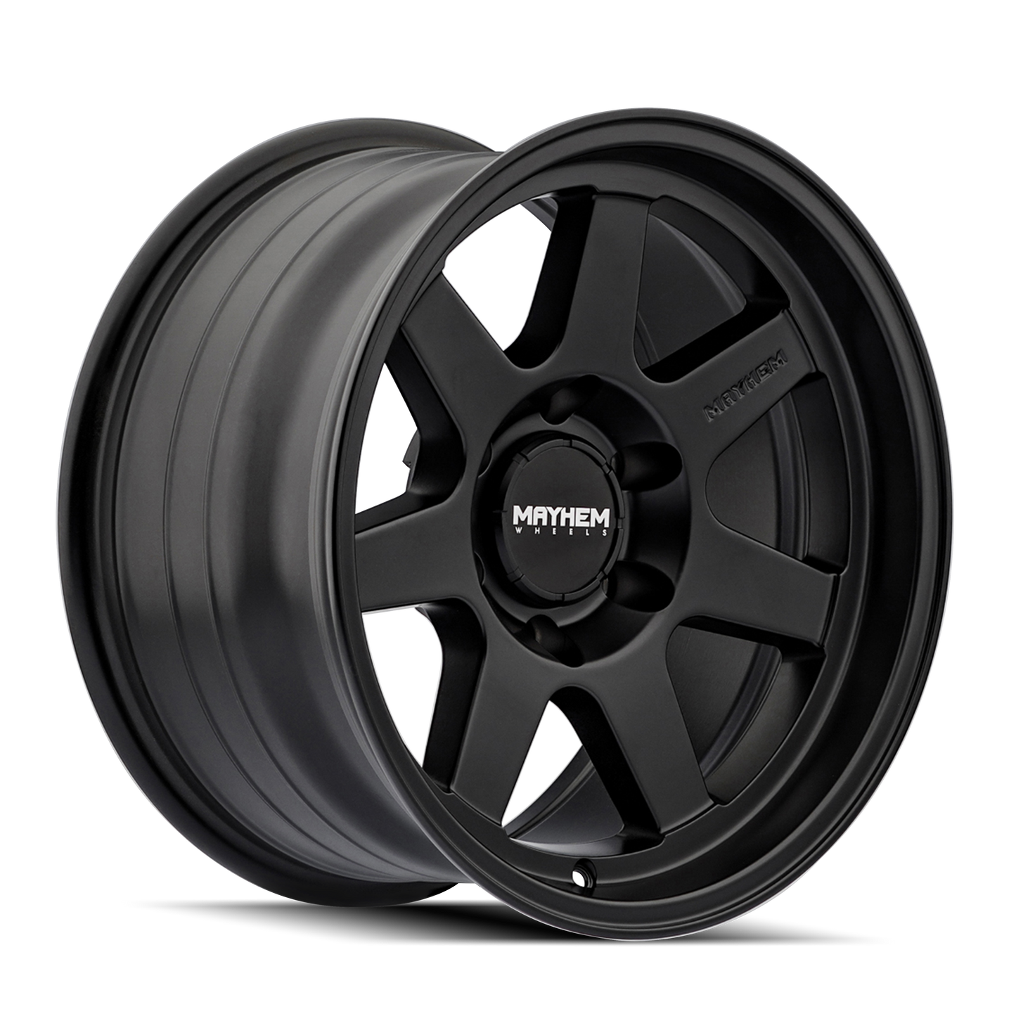 Mayhem 8307 Convoy 17x9 / 5x127 BP / -6mm Offset / 78.1mm Hub Satin Black Wheel 8307-7973MB