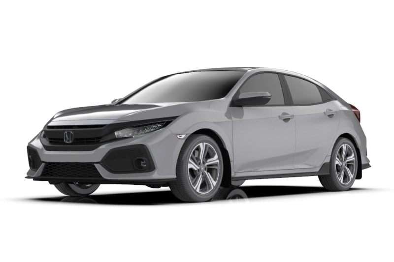 Rally Armor  17-19 Honda Civic Sport Touring Black UR Mud Flap w/ Dark MF51-UR-BLK/DGRY User 1