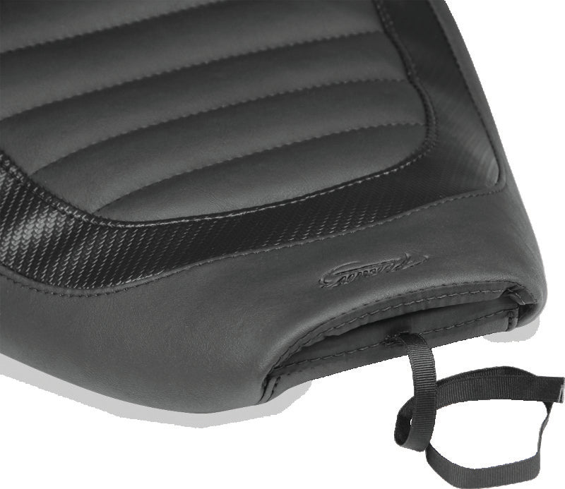 Mustang Motorcycle Mustang 82-00 Harley FXR Jody Perewitz Design Solo Seat (Hinge Mounted) - Black 76990 76990 User 3