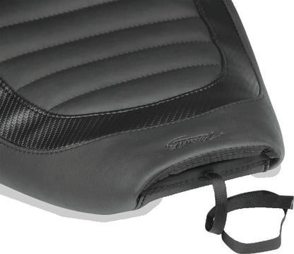 Mustang Motorcycle Mustang 82-00 Harley FXR Jody Perewitz Design Solo Seat (Hinge Mounted) - Black 76990 76990 User 3