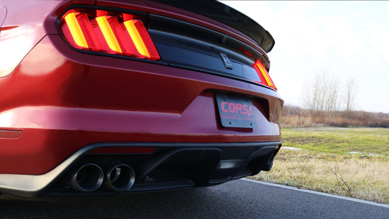 Corsa Performance 2016+ Ford Mustang GT350 3in Double X Pipe Exhaust 14347 Photo - Primary