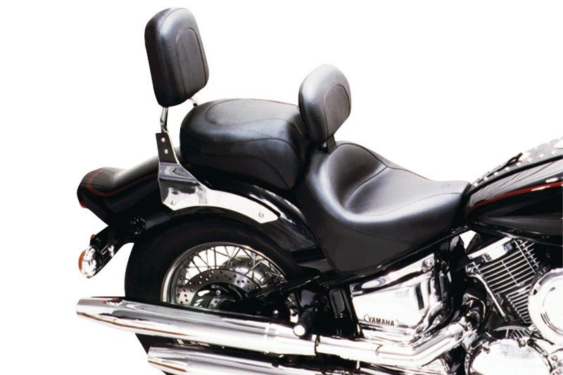 Mustang Motorcycle Mustang 00-11 Yamaha V-Star 1100 Classic,02-11 V-Star 1100 Silverado Touring 2PC Seat- Black 79242 79242 Photo - Primary