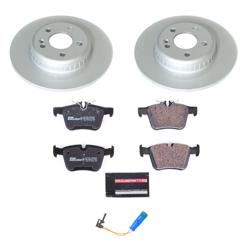 Power Stop 17-18 Mercedes-Benz C300 Rear Euro-Stop Brake Kit ESK8152 ESK8152 Photo - Primary