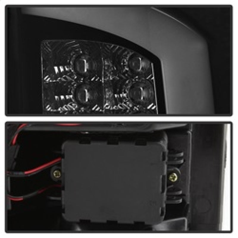 Spyder 07-09 Dodge Ram 2500/3500 V3 Light Bar LED Tail Lights - Blk Smoke ALT-YD-DRAM06V3-LBLED-BSM 5084279 5084279 Photo - Unmounted