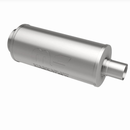 MagnaFlow 6" Round Center/Center Performance Muffler With Tip 14846 360 Degree Image Set