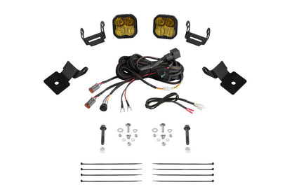 Diode Dynamics 14-18 Polaris RZR XP Stage Series SS3 A-Pillar Pod Kit - Pro Yellow Combo DD7849 DD7849 Photo - Primary