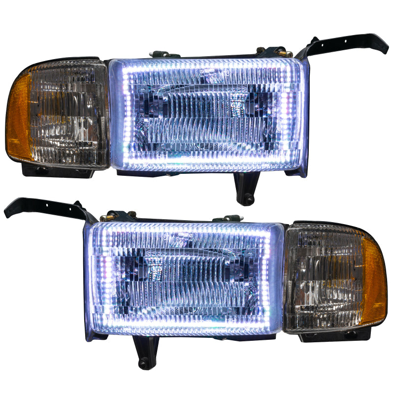 ORACLE Lighting Oracle 94-02 Dodge Ram Pre-Assembled Halo Headlights - White 8167-001 8167-001 Photo - Primary