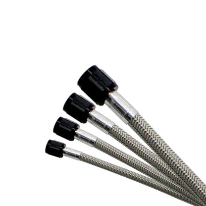 Nitrous Express 4AN 16ft Stainless Steel Braided Hose - Black 11192 11192 Photo - Primary