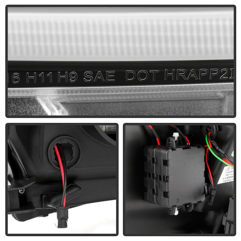 Spyder 16-18 Toyota Tacoma Projector Headlights - Seq LED Turn - Black - PRO-YD-TT16-LB-BK 5085818 5085818 Photo - Unmounted