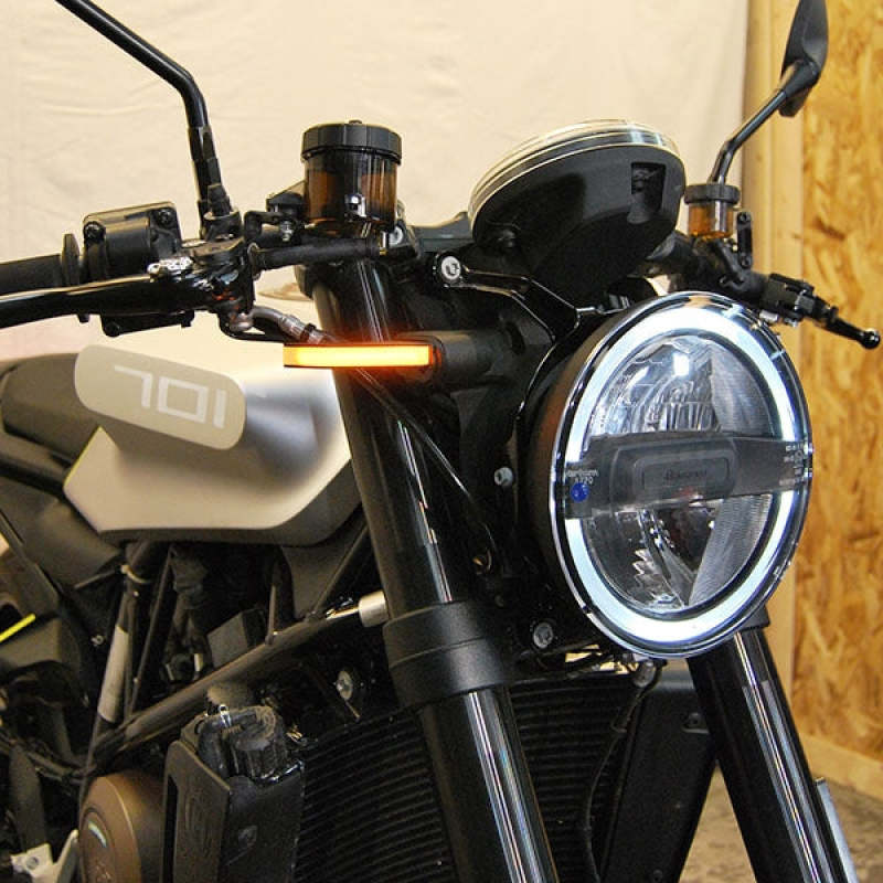 New Rage Cycles 18-22 Husqvarna Vitpilen 701 Front Turn Signals 701-FB 701-FB Photo - Primary