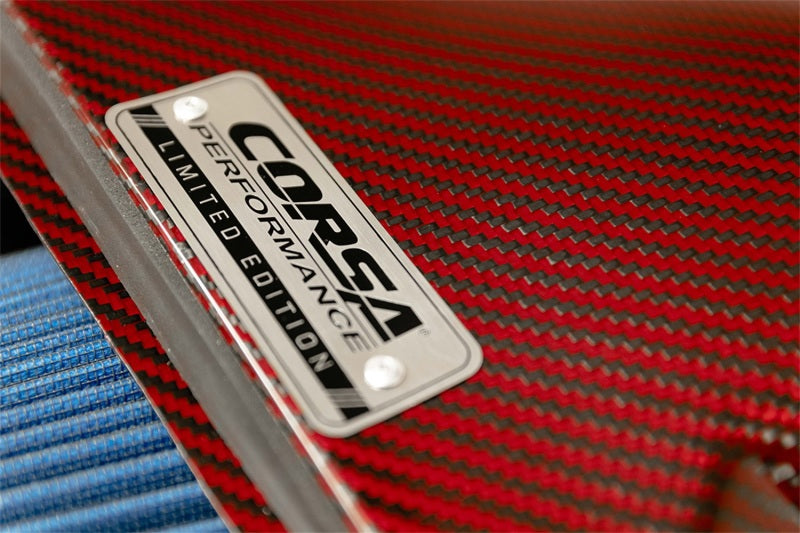 Corsa 14-19 Chevrolet Corvette C7 6.2L V8 Red Carbon Fiber Air Intake (Does Not Fit Z06/ZR1) 44001-R 44001-R Photo - Unmounted