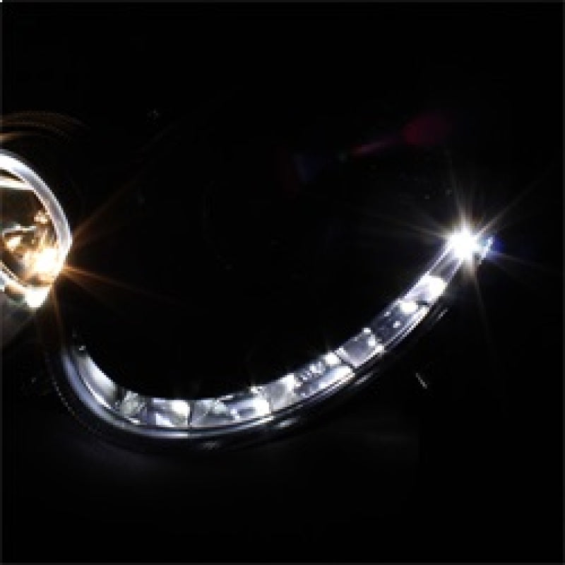 Spyder Mercedes Benz CLK 03-09 Projector Halogen Model- LED Halo DRL Blk PRO-YD-MBCLK03-DRL-BK 5038036 5038036 Photo - Unmounted