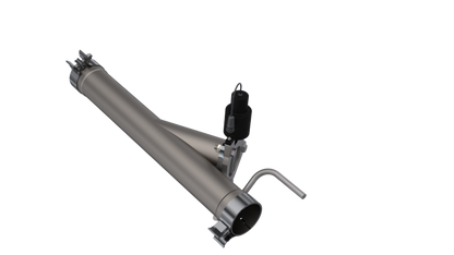 QTP 09-18 Ram 1500 3in 304SS Aggressor Cutout Mid Pipe 520009 520009 Photo - Primary
