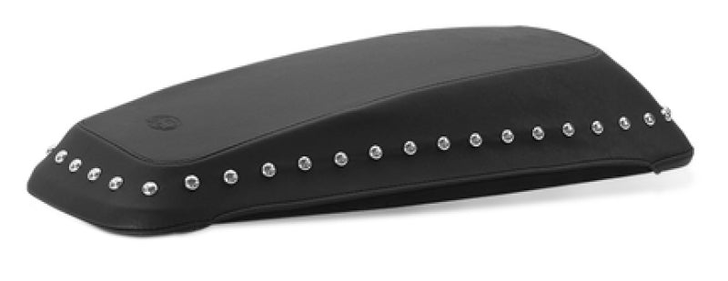 Mustang Motorcycle Mustang 08-21 Harley FL Touring Saddlebag Lid Covers w/ Studs - Black 77623 77623 Photo - Primary