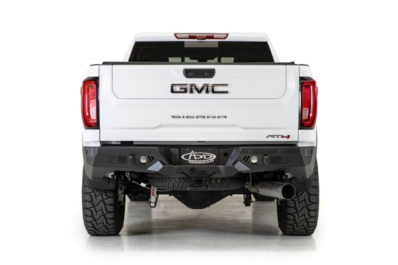Addictive Desert Designs 2020 GM Sierra/Silverado 2500 Bomber HD Rear Bumper w/ Blind Spot Mounts R270021280103 R270021280103 Photo - Mounted