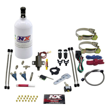 Nitrous Express 2 Cyl Piranha Nitrous Kit w/2.5lb Bottle 60002EFIP 60002EFIP Photo - Primary