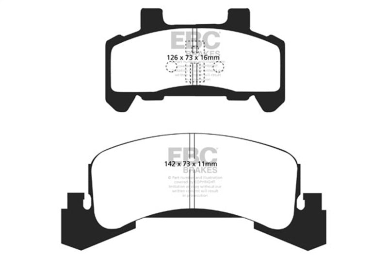 EBC Disc Brake Pad Set UD289 Photo - Primary