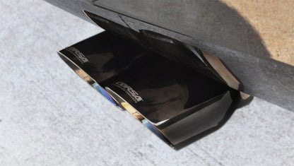 Corsa Performance 09-11 Chevrolet Tahoe 5.3L V8 Black Sport Cat-Back Exhaust 14912BLK Photo - Mounted