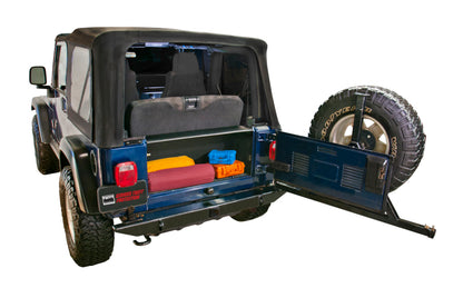 Tuffy Products Tuffy Tj Tailgate Security Enclosure- 01Blk 9706 Tj Wg 296-01 296-01 Photo - Mounted