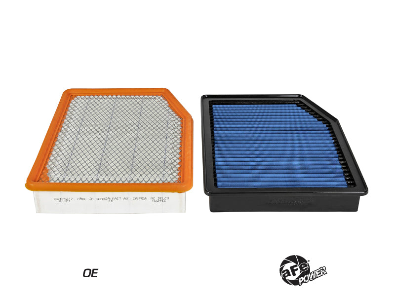 aFe MagnumFLOW  Pro 5R OE Replacement Filter 2019 GM Silverado/Sierra 1500 V6-2.7L/4.3L/V8-5.3 30-10292 30-10292 Photo - Unmounted