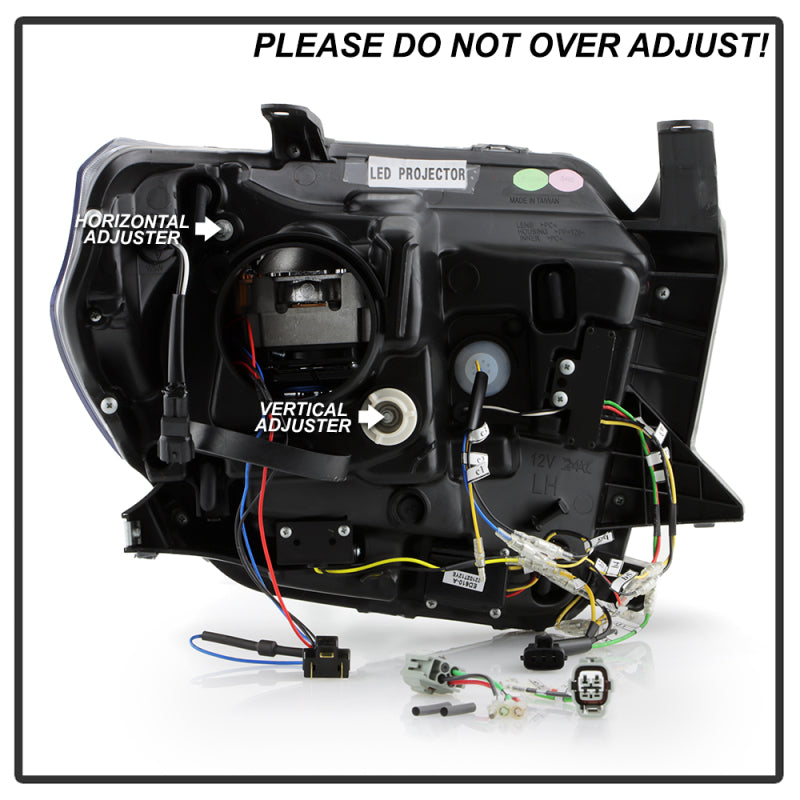 SPYDER Apex 14-21 Toyota Tundra High-Power LED Module Headlights - Black (PRO-YD-TTU14V2AP-SBSEQ-BK) 5088727 5088727 User 5