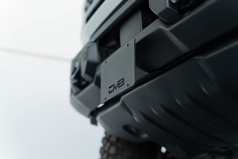 DV8 Offroad 21-23 Ford Bronco Capable Bumper Front License Plate Mount LPBR-04 LPBR-04 Photo - Unmounted