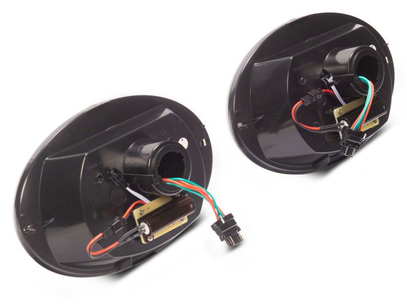 Raxiom 97-04 Chevrolet Corvette C5 Axial Series LED Tail Lights- Chrome Housing- Smoked Lens CV4612 CV4612 Photo - Close Up