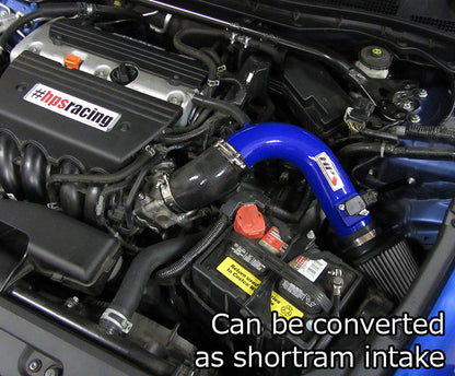 HPS Performance Products HPS Cold Air Intake Kit 2009-2014 Acura TSX 2.4L, Converts to Shortram, 837-105