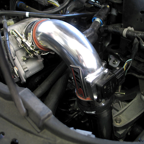 HPS Performance HPS Cold Air Intake Kit 2006-2007 Mazda Mazda5 2.3L Non Turbo, Converts to Shortram, Polish