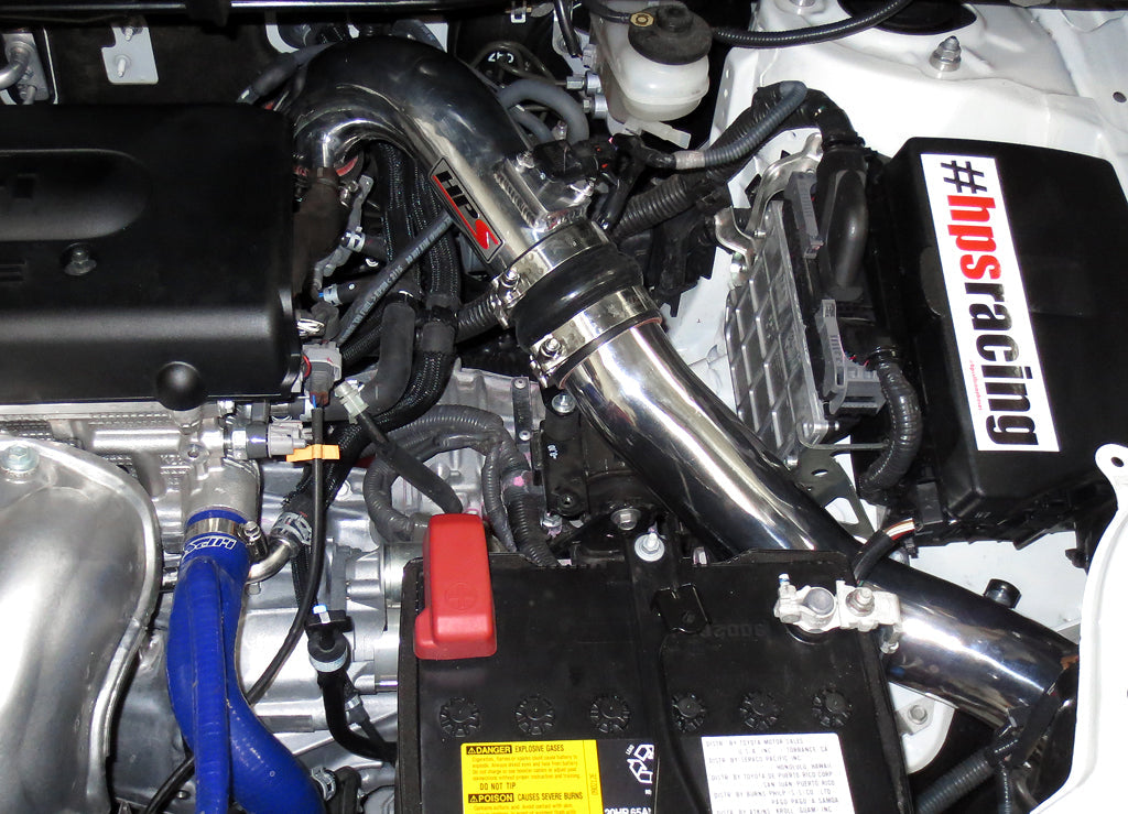 HPS Performance HPS Cold Air Intake Kit 2008-2015 Scion xB 2.4L, Converts to Shortram, Polish