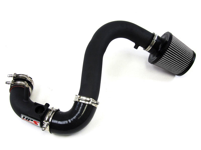 HPS Performance Products Cold Air Intake Kit 2007-2013 Mazda Mazdaspeed 3 2.3L Turbo, Converts to Shortram, Black