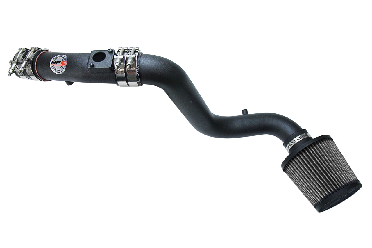 HPS Performance Products Cold Air Intake Kit 2016-2019 Honda Civic Non Si 1.5T Turbo, Converts to Shortram, Black