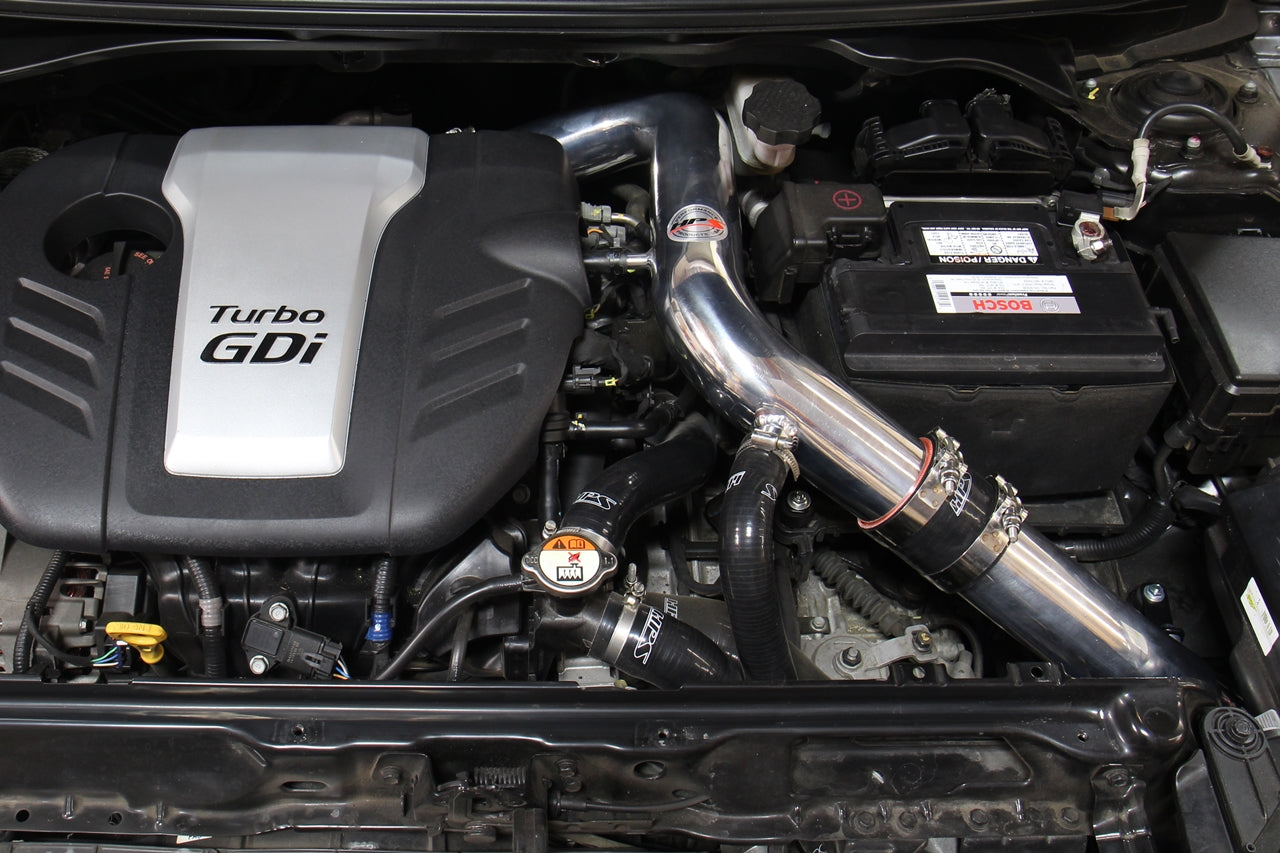 HPS Performance Products Cold Air Intake Kit 2013-2017 Hyundai Veloster 1.6L Turbo, Converts to Shortram, Blue