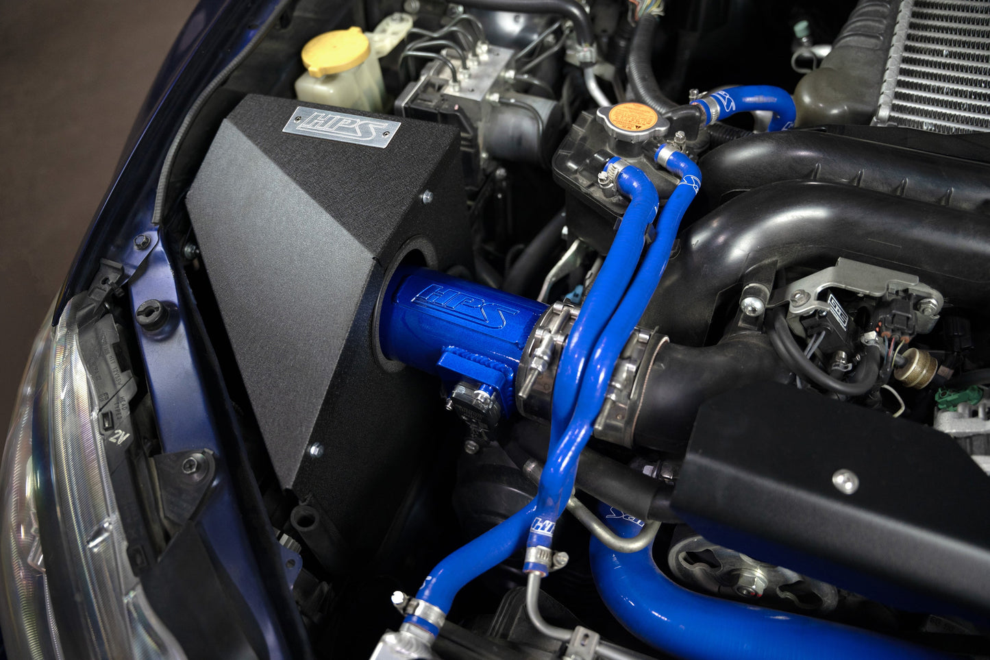 HPS Performance HPS Cold Air Intake Kit 2008-2014 Subaru WRX STI 2.5L Turbo, Converts to Shortram, 837-778