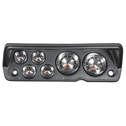 Autometer American Muscle Gauge Kit 6 Pc Abody/Duster/Demon/Dart 70-76 Tach/Mph/Fuel/Oilp/Wtmp/Volt 7031 7031 Photo - Primary